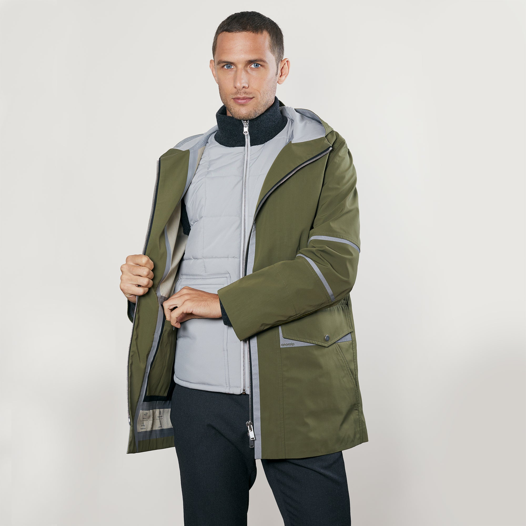 Rains n3 thermal lined cheap parka coat