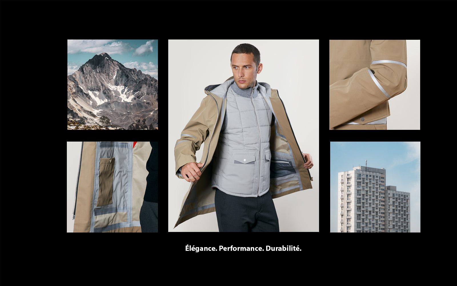 Parka homme sale ville