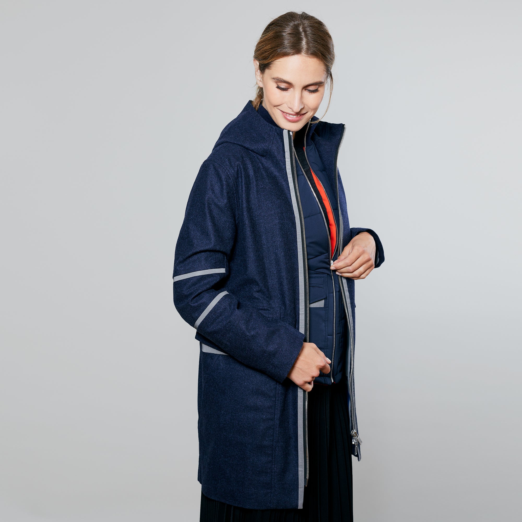 Numéro Iconique Parka Laine Femme - Main Image